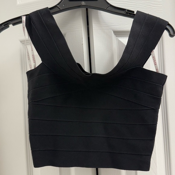 Guess Black Crop Top - Picture 3 of 3